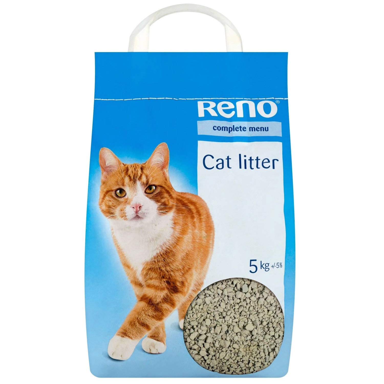 Reno Stelivo pro kočky hrudkující bez vůně, 5 kg