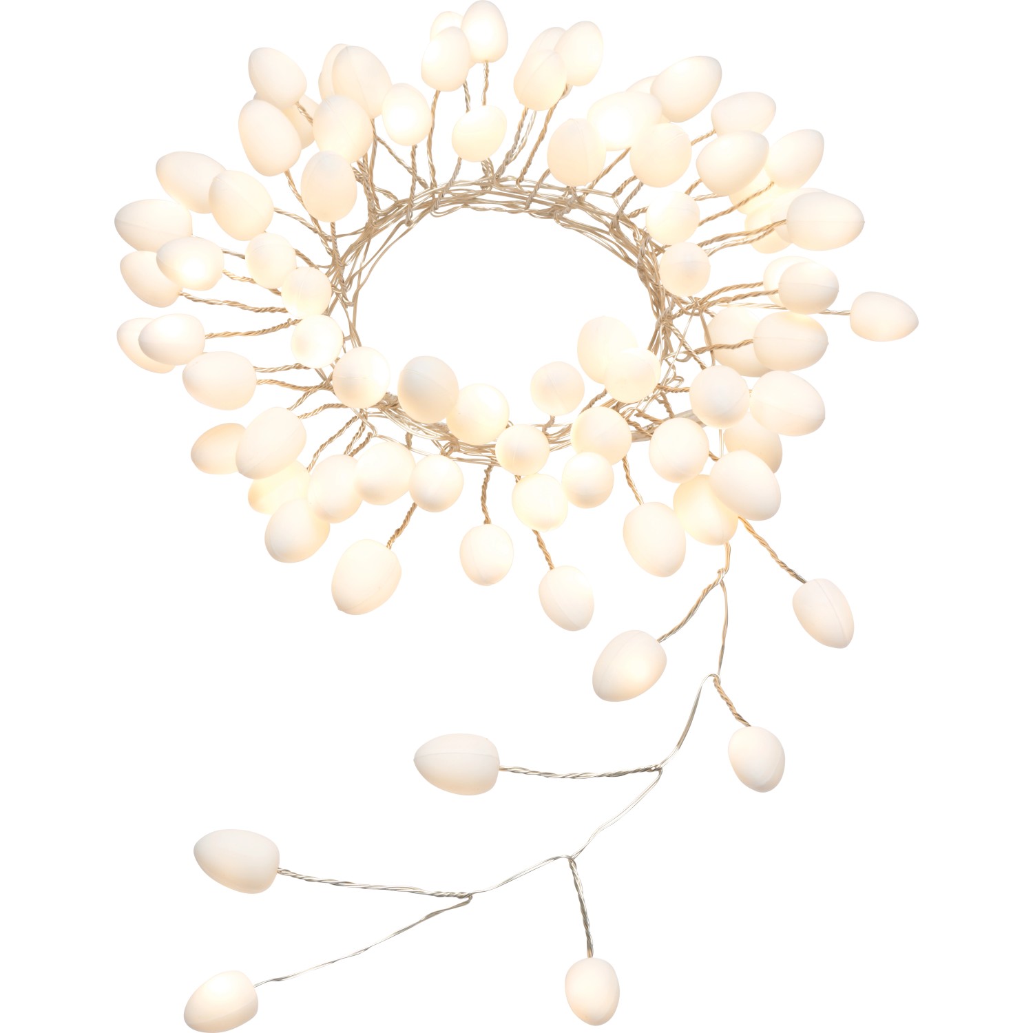 Dekorativní LED světelný řetěz 80x mini LED, teplá bílá, IP20, 2,1 m-různé druhy