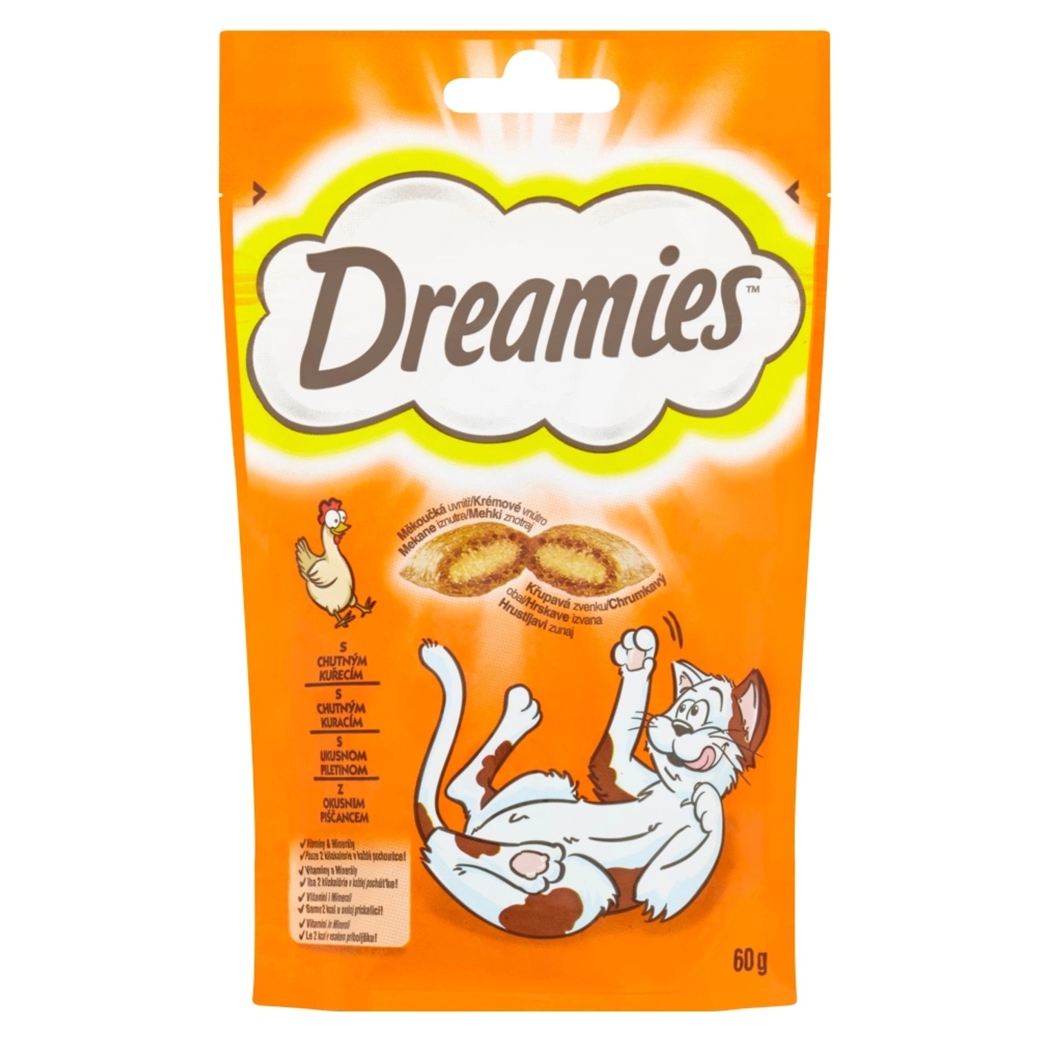 Dreamies Pochoutka pro kočky s kuřecím 60 g