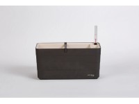Plastia Samozavlažovací truhlík Berberis antracit + béžová 19,7 x 39,5 x 19,5 cm