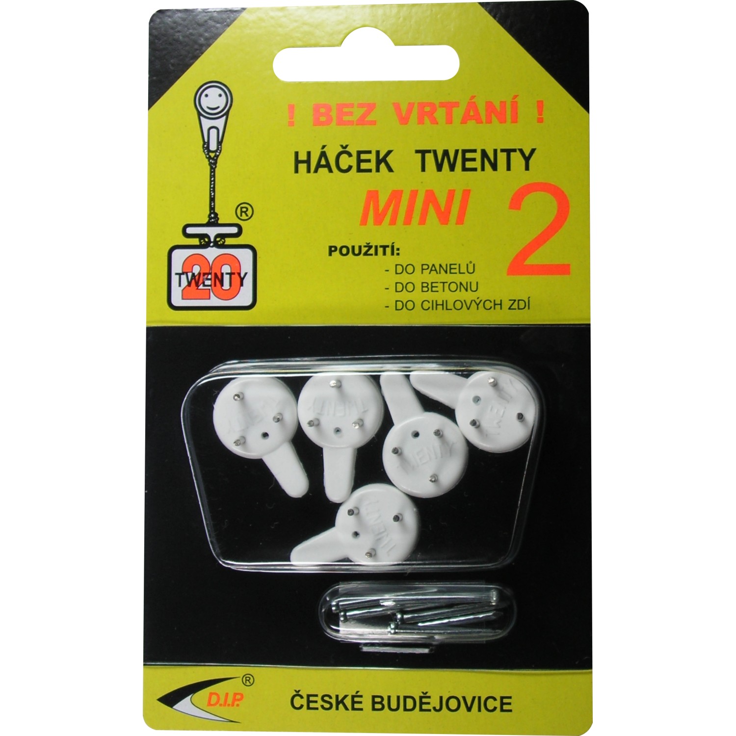 Twenty háček – Mini II - 5 ks v blistru