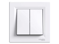Schneider Electric Sériový přepínač Asfora, ř. 5, bílá