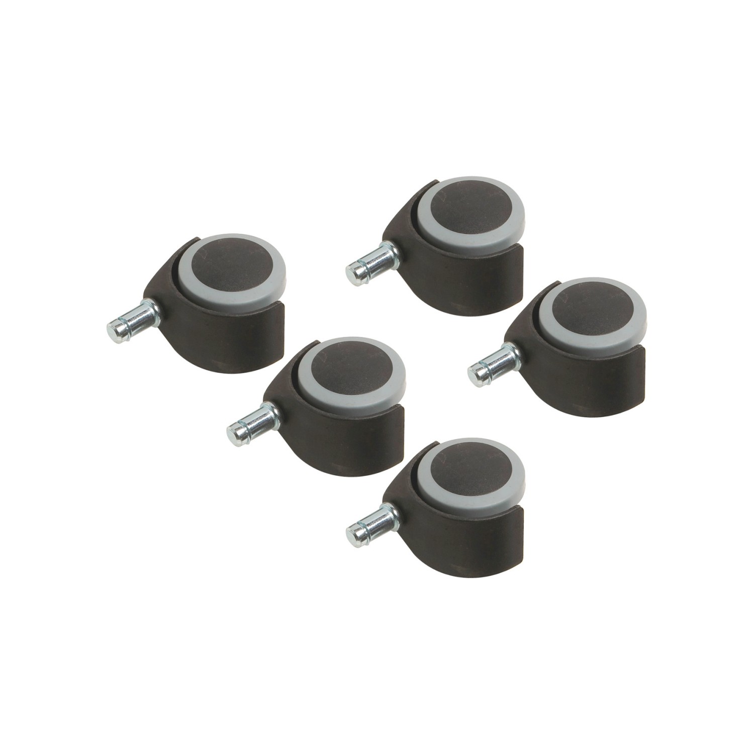 OBI Dvojité kolečko na parkety s čepem průměr 50 mm 40 kg, 5 ks