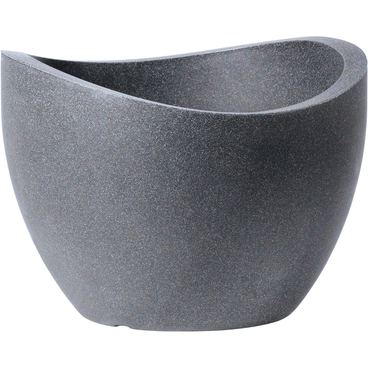 Scheurich Květináč 250 černý granit, pr. 40 cm