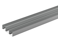 Hettich Horní kolejnice pro posuvné dveře skříně SlideLine 16plus, stříbrná, 2 m Hettich Horní kolejnice pro posuvné dveře skříně SlideLine 16plus, stříbrná, 2 m