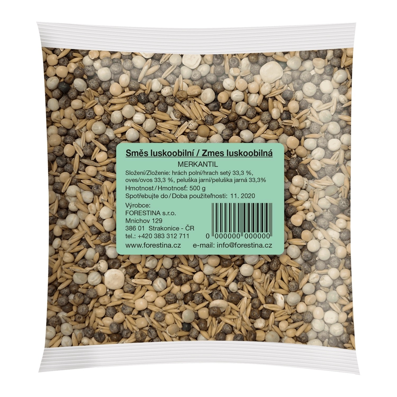 Směs luskoobilní 500g