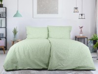 B.E.S. Bavlněné krepové povlečení TOP CLASS Green Flowers 140 x 200/70 x 90 cm B.E.S. Bavlněné krepové povlečení TOP CLASS Green Flowers 140 x 200/70 x 90 cm