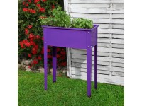 Floraworld Vyvýšený záhon Season nachový 60 x 30 x 80 cm