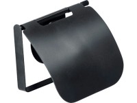 Wenko Držák toaletního papíru Pavia Static-Loc černý šířka 13 cm