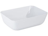 Elita Keramické umyvadlo na desku Reni, bílá, 45,5 x 13,5 x 32,5 cm