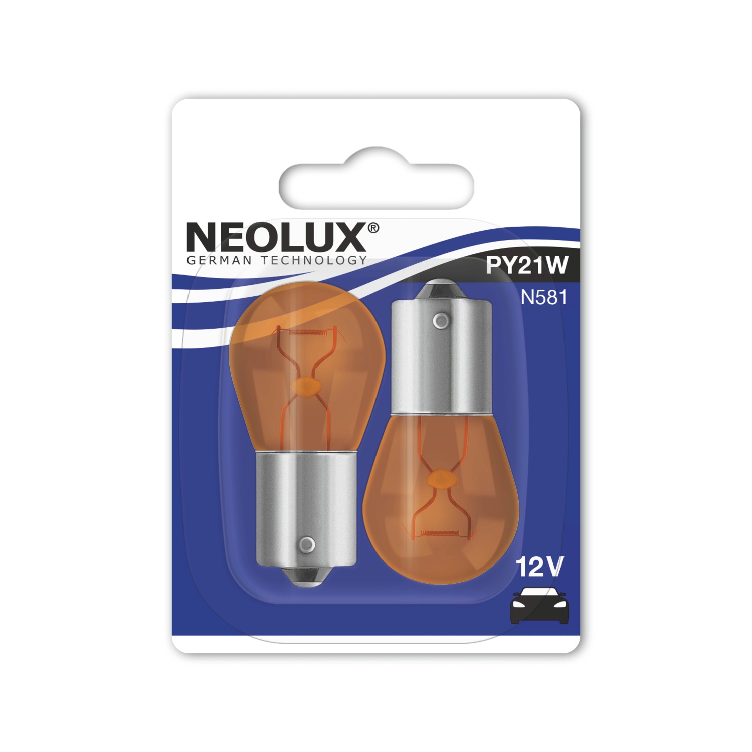 NEOLUX Žárovka pomocná PY21W 12V N581-02B