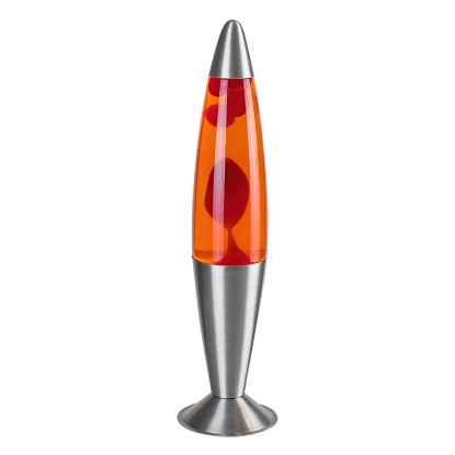 Rabalux Lampa LED lávová LOLLIPOP oranžová/červená, 25W, pr. 100 x 400 mm