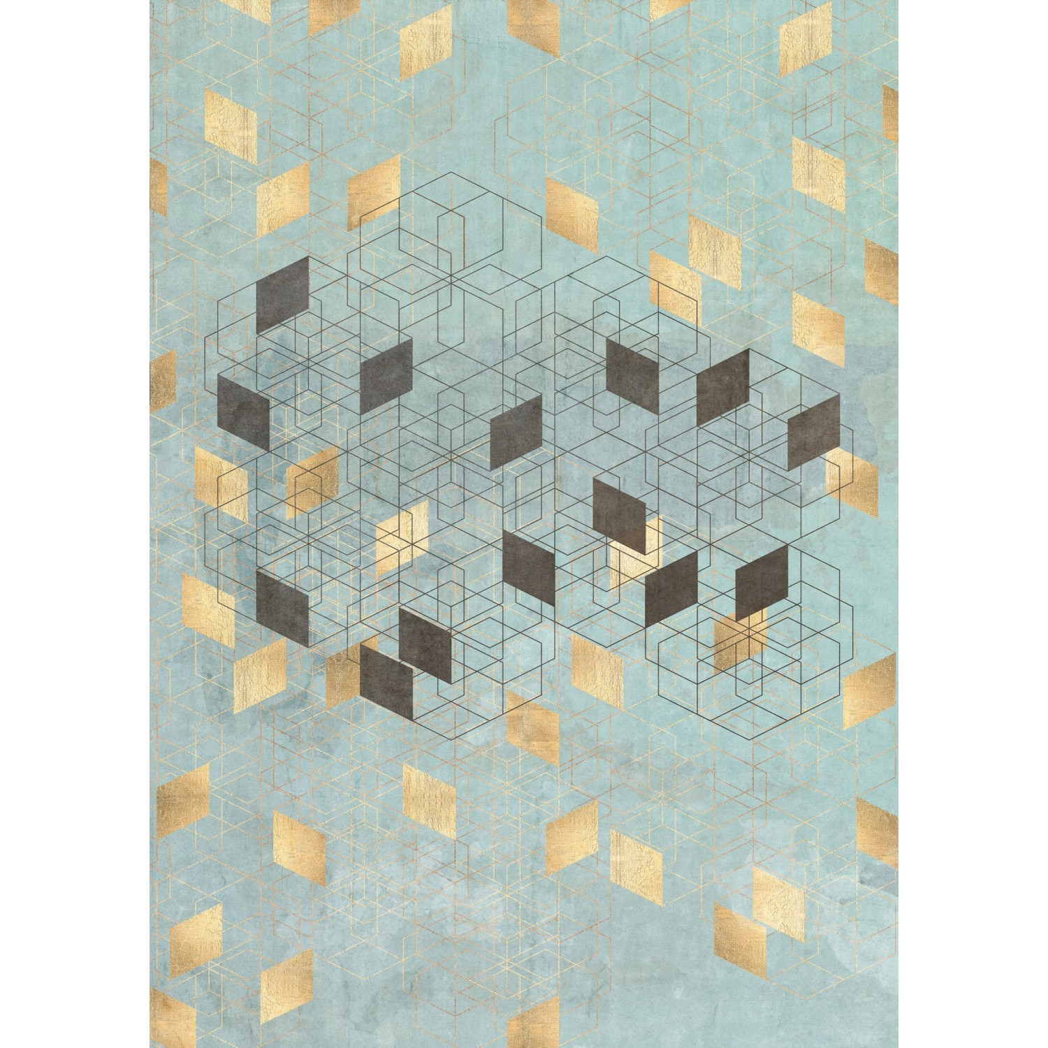 Komar Vliesová fototapeta Plaqué Or 200 x 280 cm