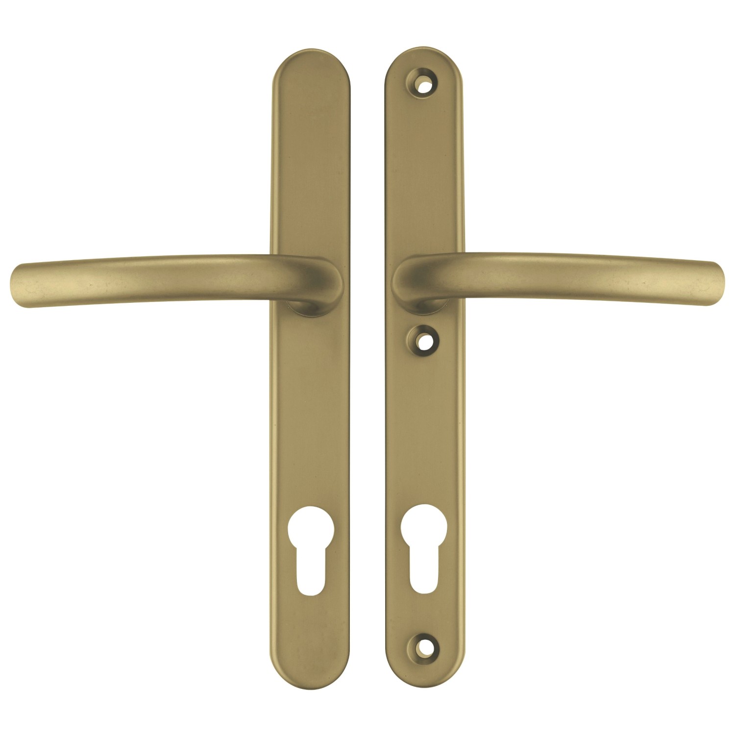 Cobra Štítové kování madlo Slim II PZ 90, bronzový elox