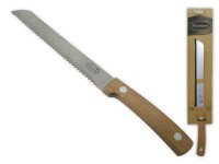 Nůž na chléb s dřevěnou rukojetí 20 cm