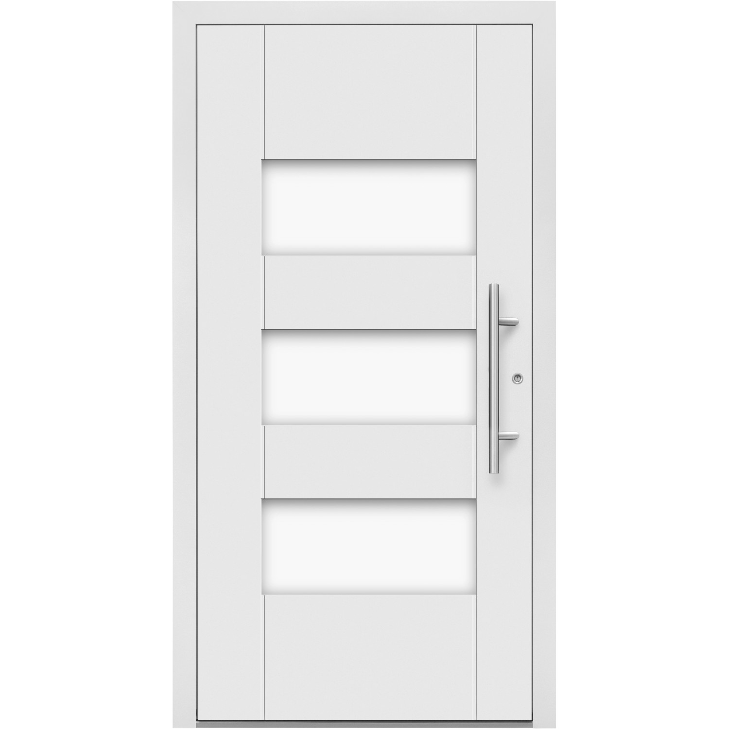 Splendoor Hliníkové vchodové dveře Moderno M500/P, bílé, 110 P