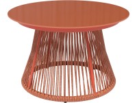 Balkonový stůl Bandon, terakotový, pr. 70 x 44 cm Balkonový stůl Bandon, terakotový, pr. 70 x 44 cm