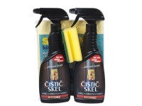 Kittfort Čistič skel krbů a kamen 2x500ml + Sorbent Home 0,2m2 a houbička zdarma Kittfort Čistič skel krbů a kamen 2x500ml + Sorbent Home 0,2m2 a houbička zdarma