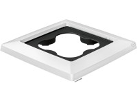 Lechuza Podstavec pod květináč s kolečky Cubico 30, bílá, 32 x 32 cm