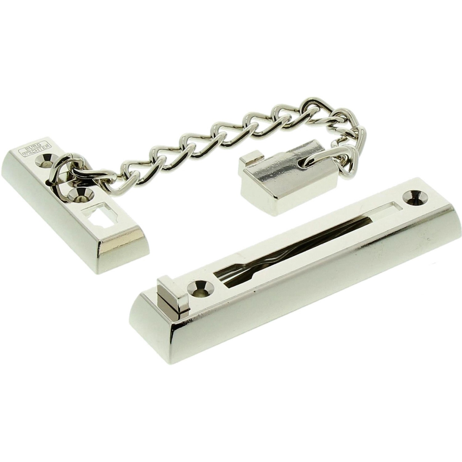 Burg Wächter Bezpečnostní řetízek na dveře ocel poniklovaný TK 75 SB