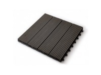 COVERNIT Terasová dlažba WPC Technodeck, tmavě šedá, 300 x 300 mm