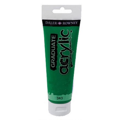 Daler Rowney Akrylová barva GRADUATE Hookers zelená, 120 ml