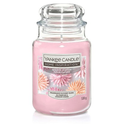 Yankee Candle Home Inspiration Svíčka, sklo, Sugared Blossom, 17 x 9,5 cm