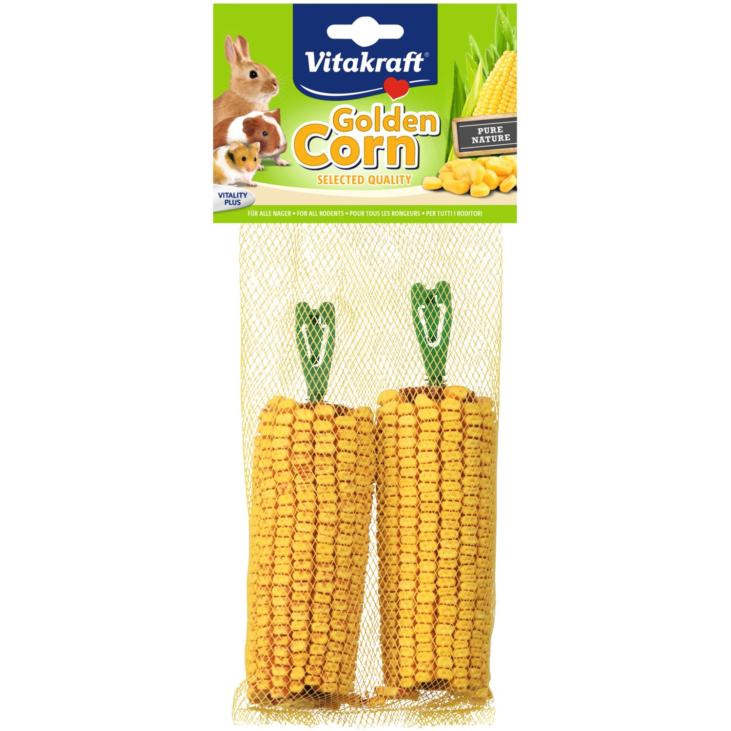 Vitakraft kukuřičné klasy Golden Corn, 2 ks