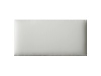 Textilní nástěnný panel ve vzhledu kůže Madryt 920, bílá, 60 x 30 cm