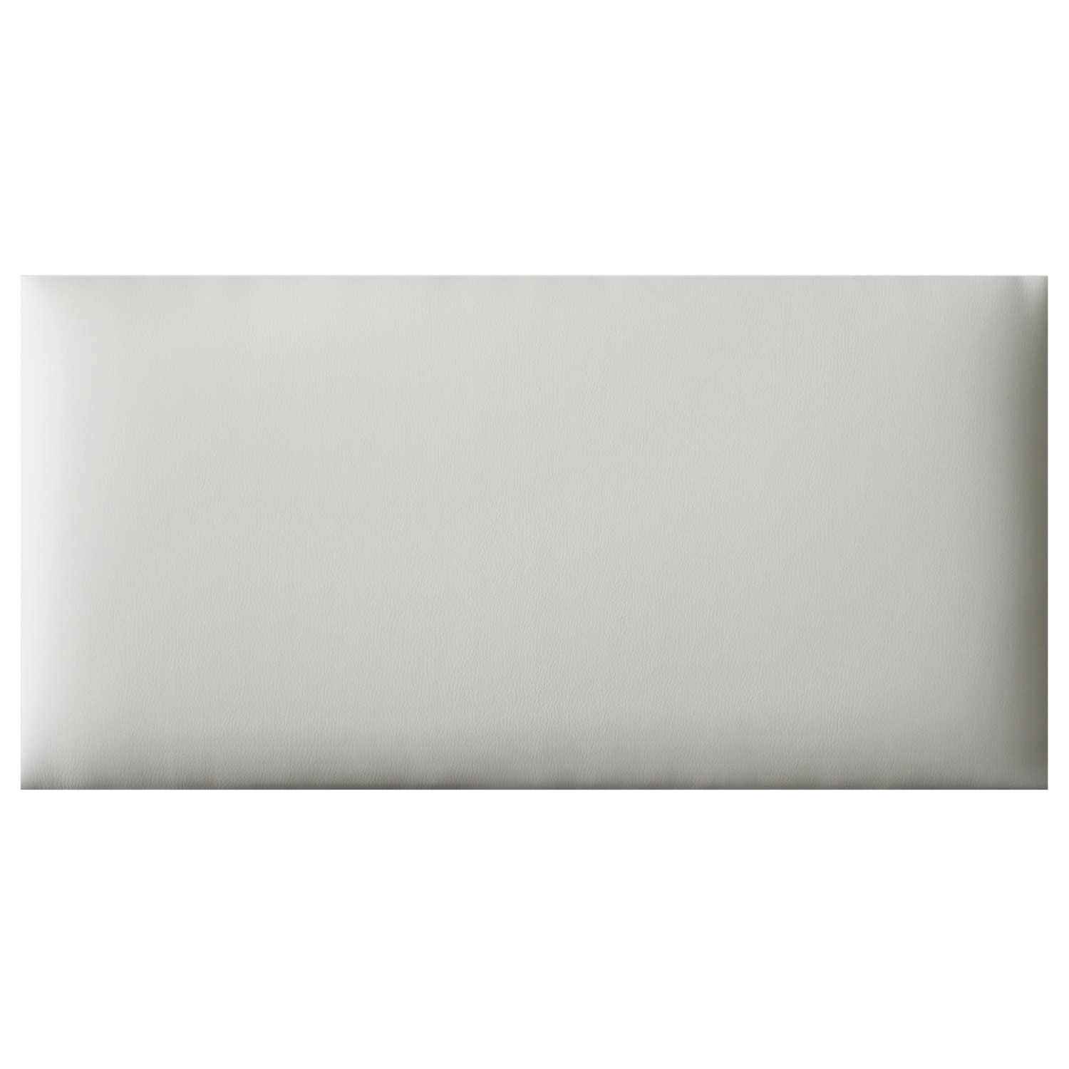 Textilní nástěnný panel ve vzhledu kůže Madryt 920, bílá, 60 x 30 cm