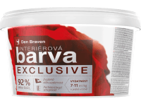 Den Braven Interiérová barva EXCLUSIVE bílá 15 kg