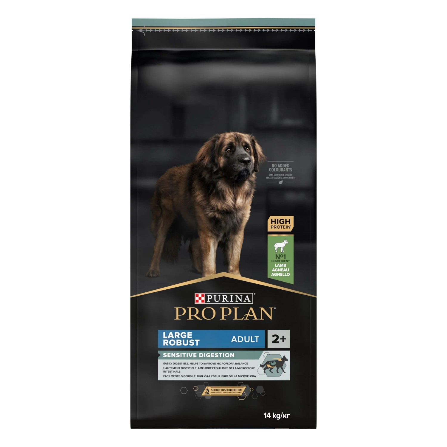 Levně PRO PLAN Adult Large Robust Sensitive Digestion Granule pro psy jehněčí 14 kg