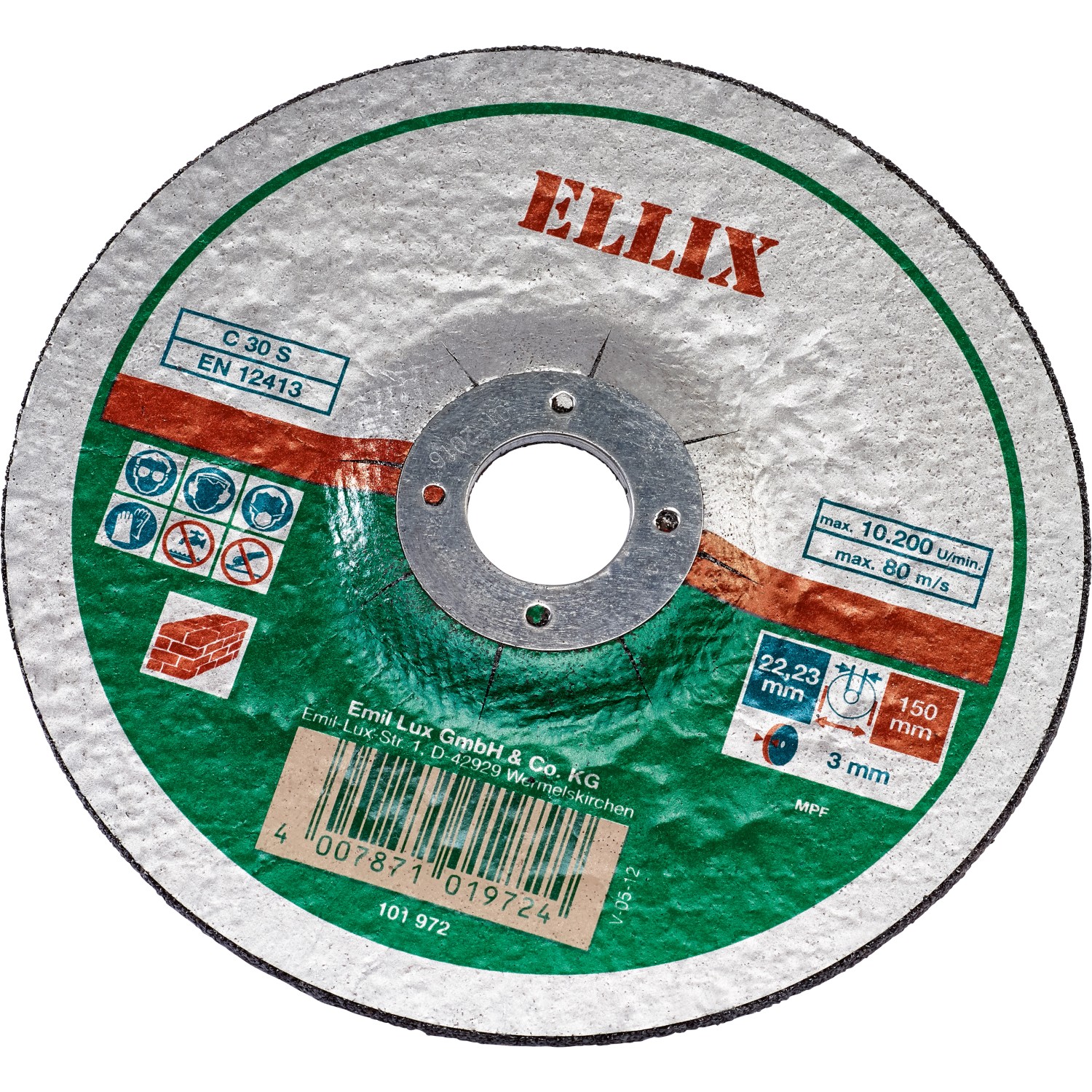 Ellix Řezný kotouč na kámen průměr 150 mm