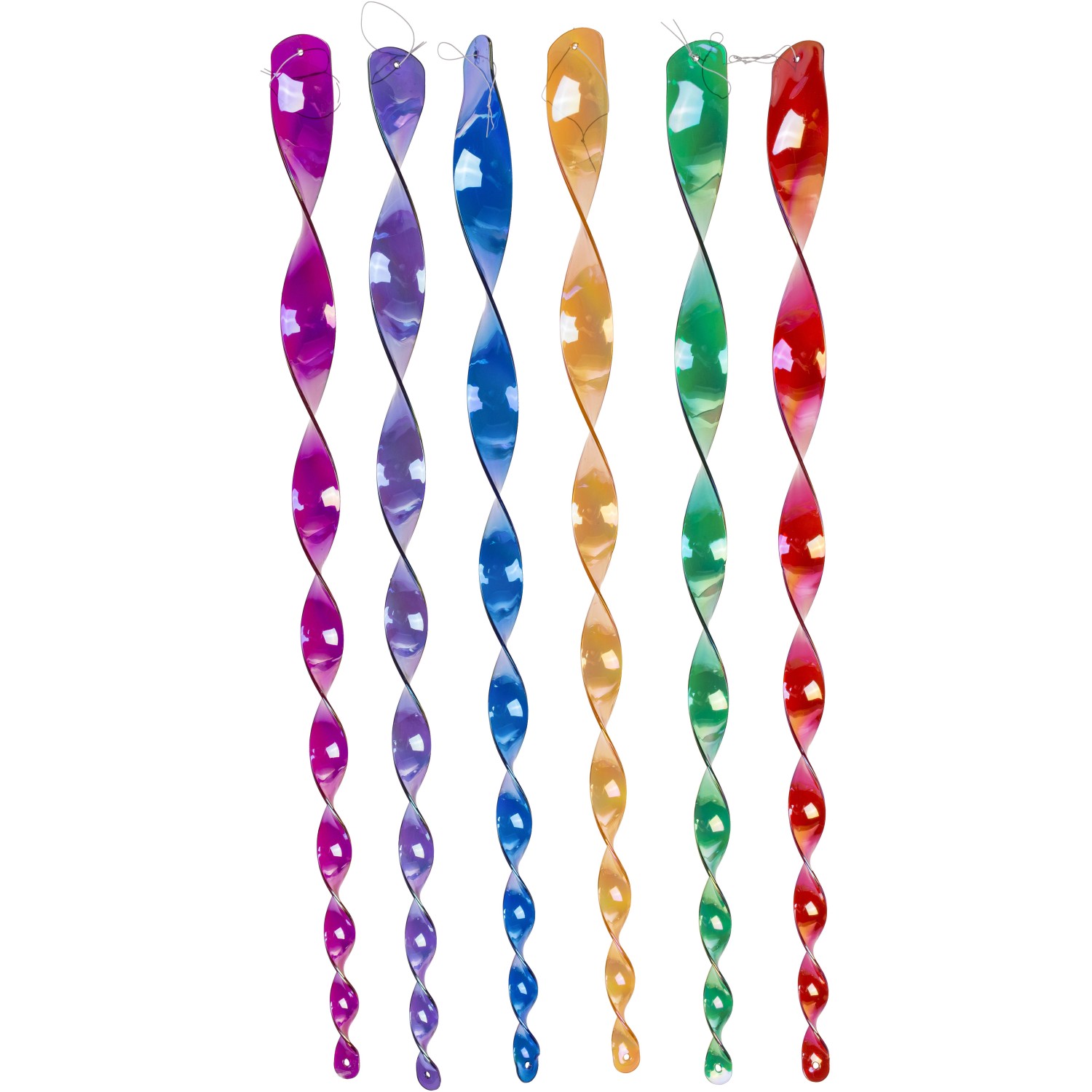 Sunny Garden Závěsná větrná spirála plastová různé barvy 60 x 3 cm, 1 ks