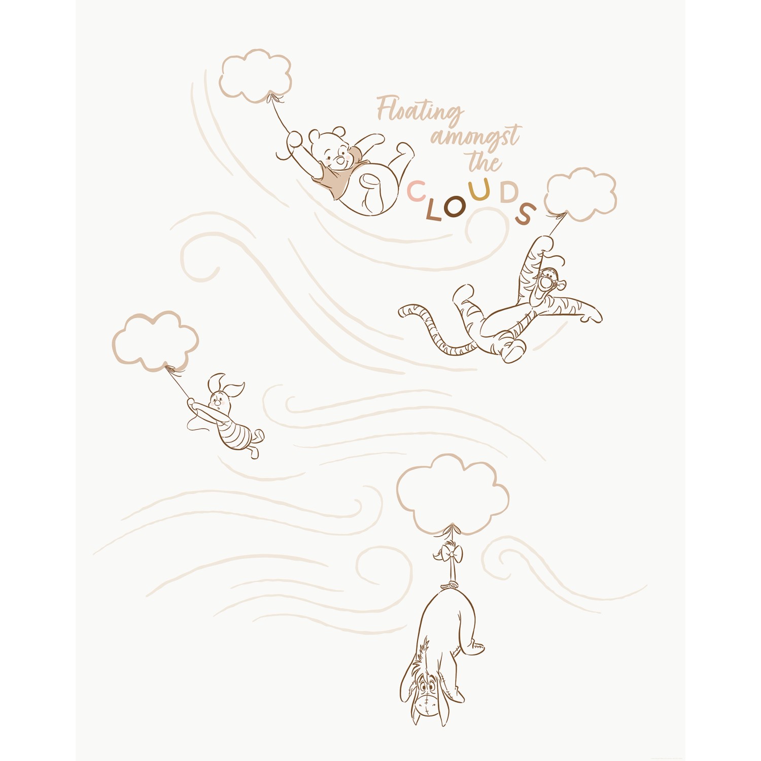 Komar Vliesová fototapeta Disney Winnie The Pooh A Bluster Day 200 x 250 cm