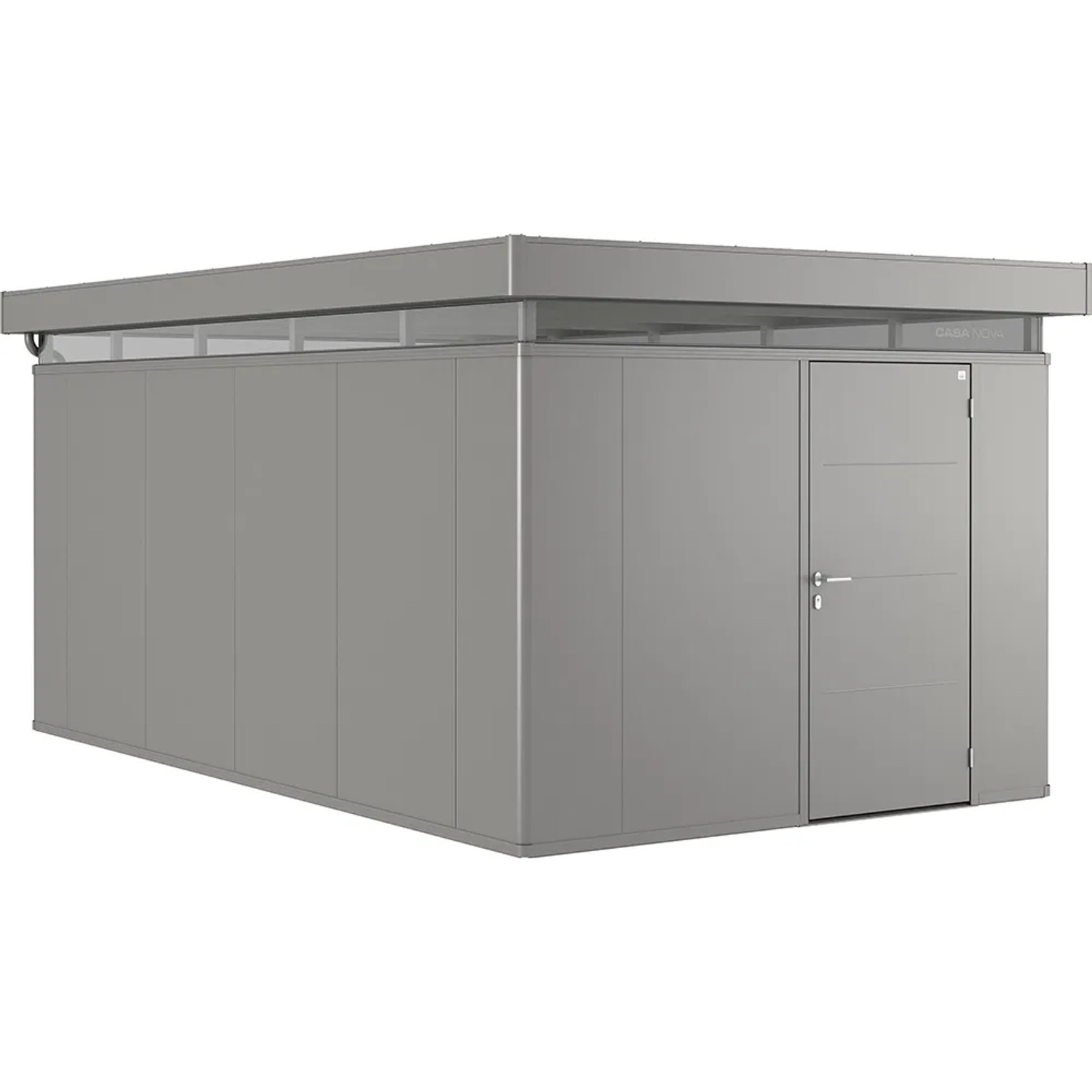 Biohort Plechový zahradní domek CasaNova 3 x 5 křemenově šedá, 530 x 330 cm, P