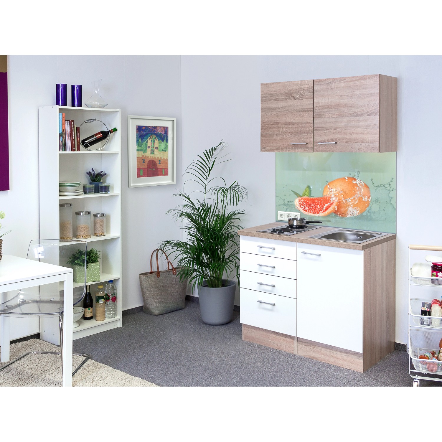 Flex-Well Kuchyně Florida 100 cm/typ 1 - varná deska