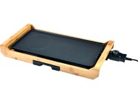 Elektrický gril Belfast s bambusovým rámem, 6 x 51,4 x 28,3 cm