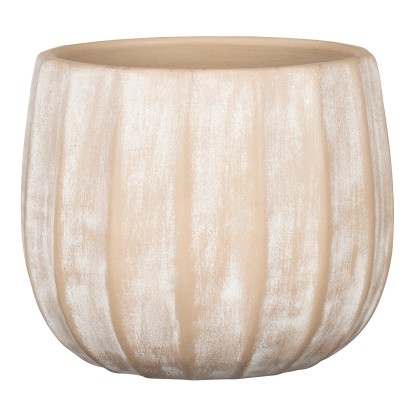 Scheurich Obal na květináč Runa 784 Washed Cream, pr. 20 x 16 cm