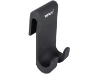 Wenko Silikonový háček na sprchový kout Verna Duo, černá, 5 x 9,5 x 4,5 cm