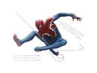 Komar Samolepka na zeď Marvel Spider-Man Epic Swinging 70 x 100 cm, 7dílná