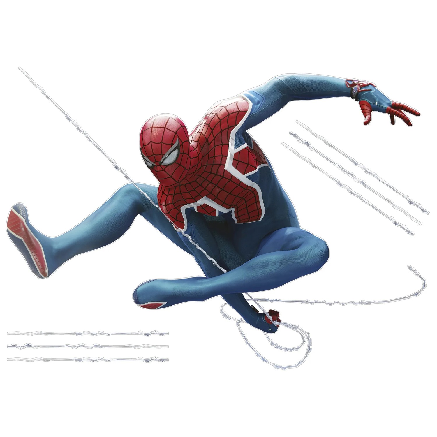 Komar Samolepka na zeď Marvel Spider-Man Epic Swinging 70 x 100 cm, 7dílná