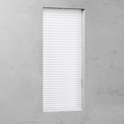 Plisé roleta bílá 20 mm, 90 x 130 cm