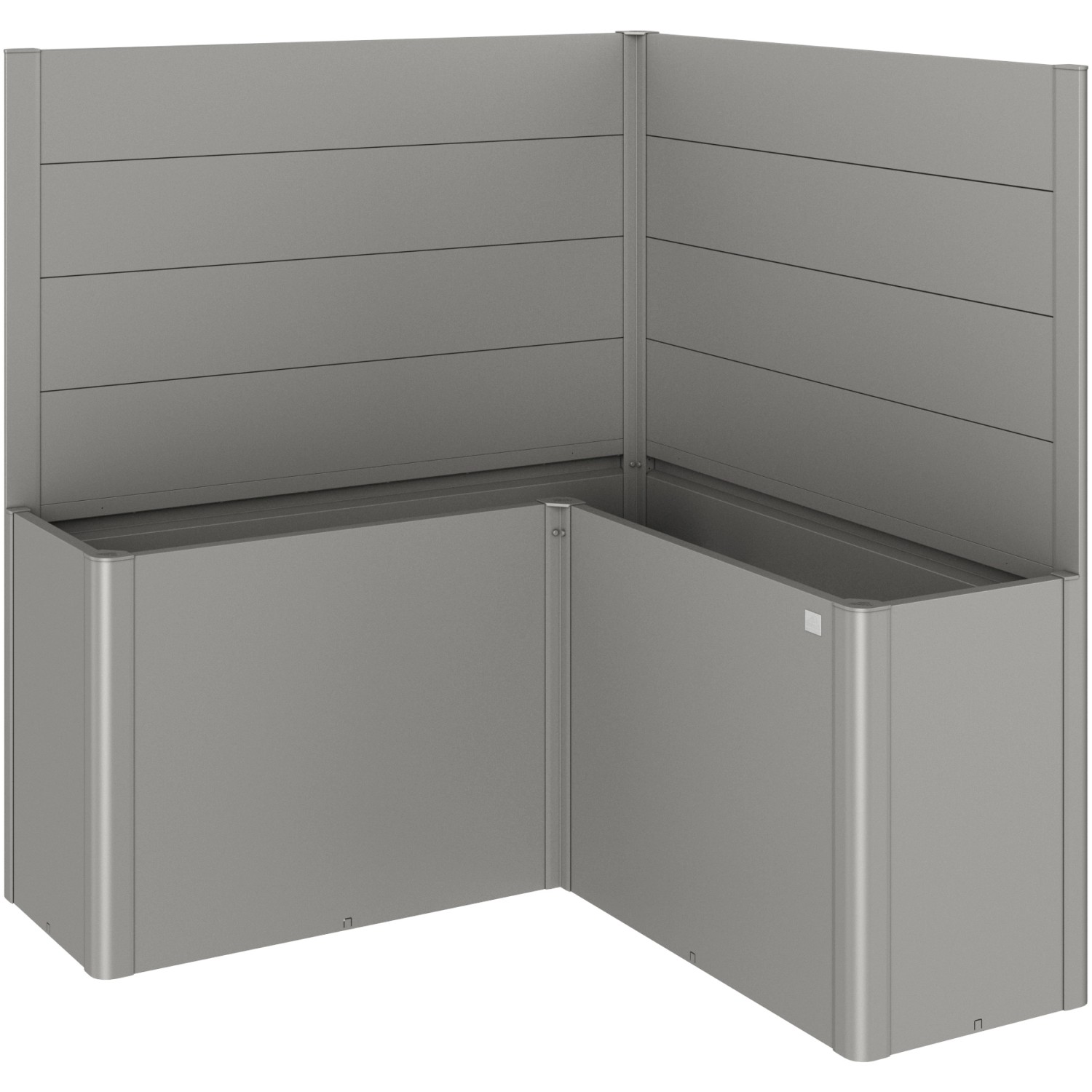 Biohort Zástěna pro záhony vyvýš. 1,5 x 1,5/Belvedere L150 bez skla křem.šedá