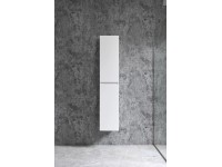 Sanotechnik Závěsná vysoká koupelnová skříňka Corbo, bílá, 150 x 30 x 30 cm