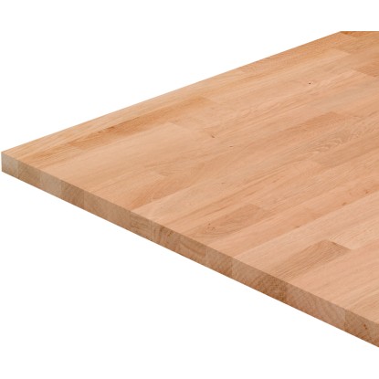 Masivní buková pracovní deska, 240 cm. Dřevěná deska s přírodní kresbou pro kuchyň nebo dílnu.