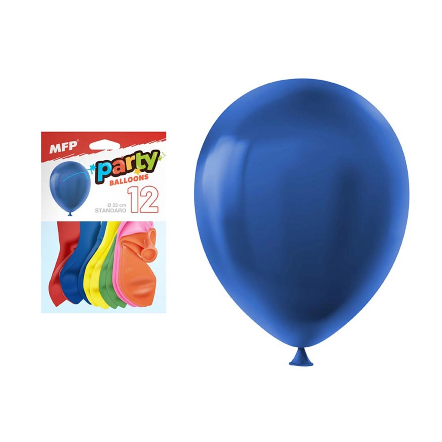MFP Nafukovací balónek standard 23 cm, 12 ks