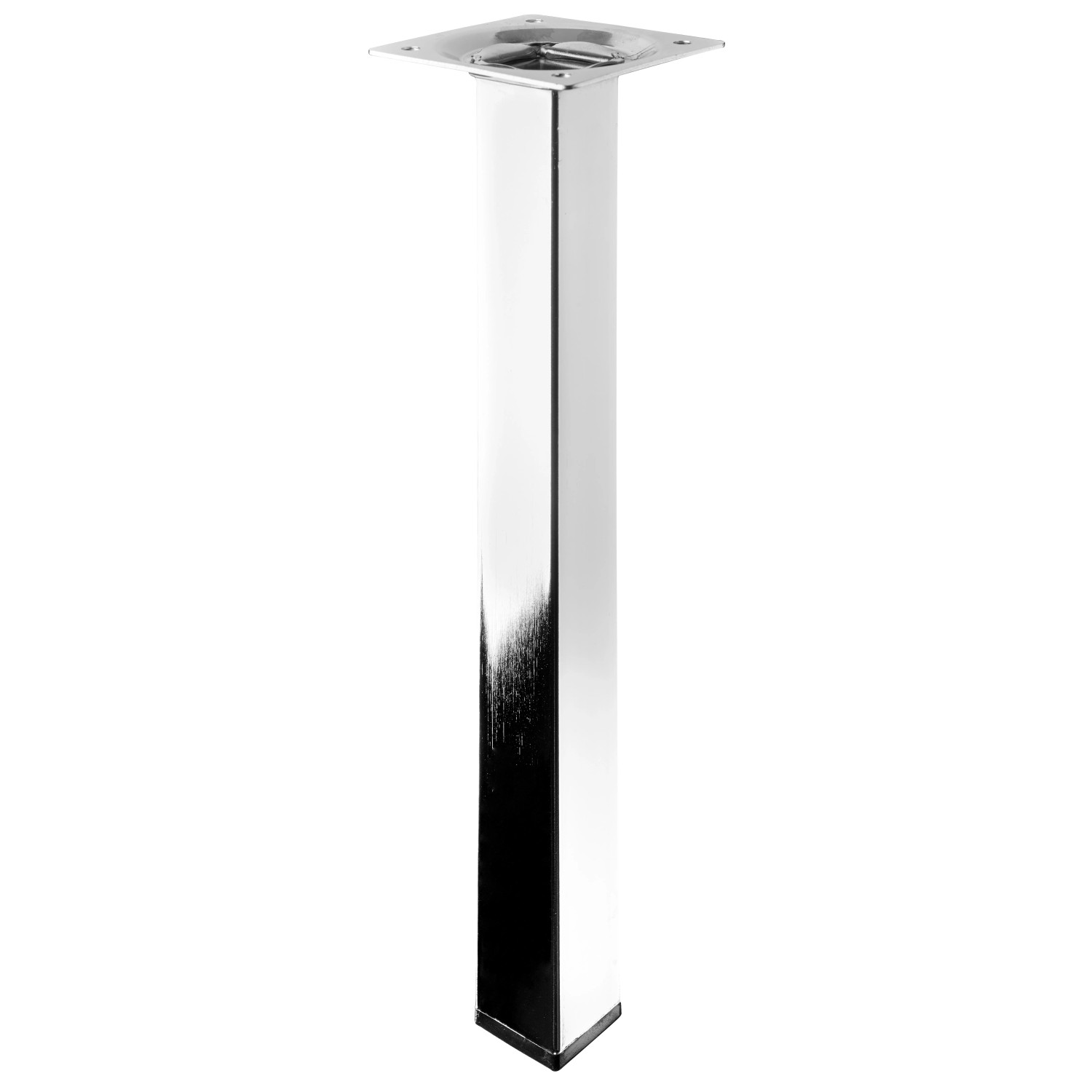 Hettich Nábytková noha hranatá, chromovaná, 25 x 25 x 250 mm