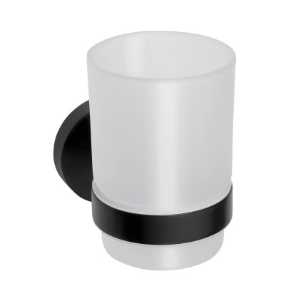 Bemeta Držák zubních kartáčků DARK 70 x 95 x 105 mm