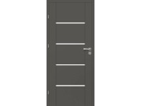 Voster Rámové falcové interiérové dveře MOBI 10, fólie Finish, grafit mat, 80 L